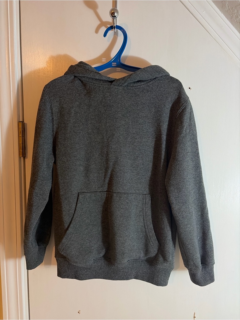 Kids' Hooded Pullover Sweatshirt - Charcoal Gray